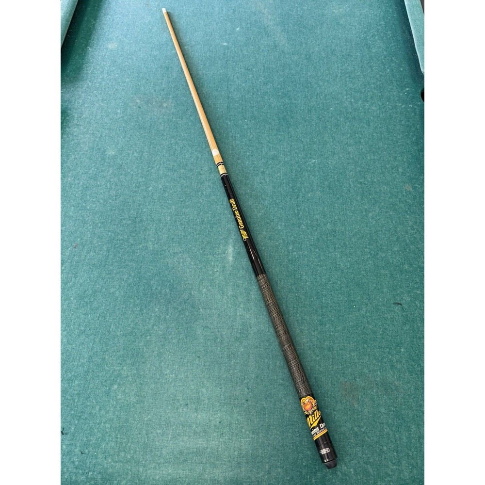 Miller Genuine Draft 1995 Beer Pool Billiards Cue Stick 2 Piece 58" - Needs Tip